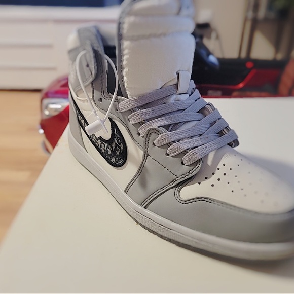 Authentic Nike Dior Air Force one sneakers,only worn once - Picture 2 of 11